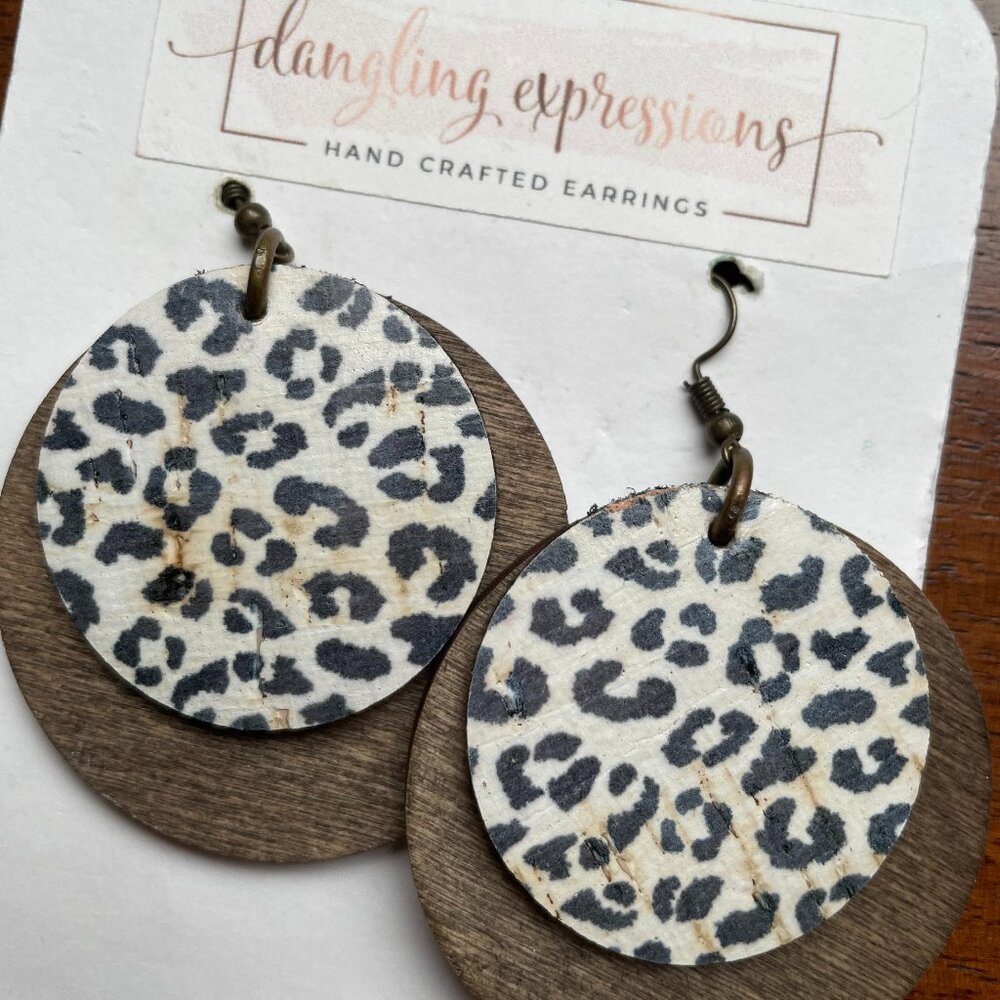 Bundle 3 pairs of Earrings for $12. Pair of Dangle Animal Print Earrings